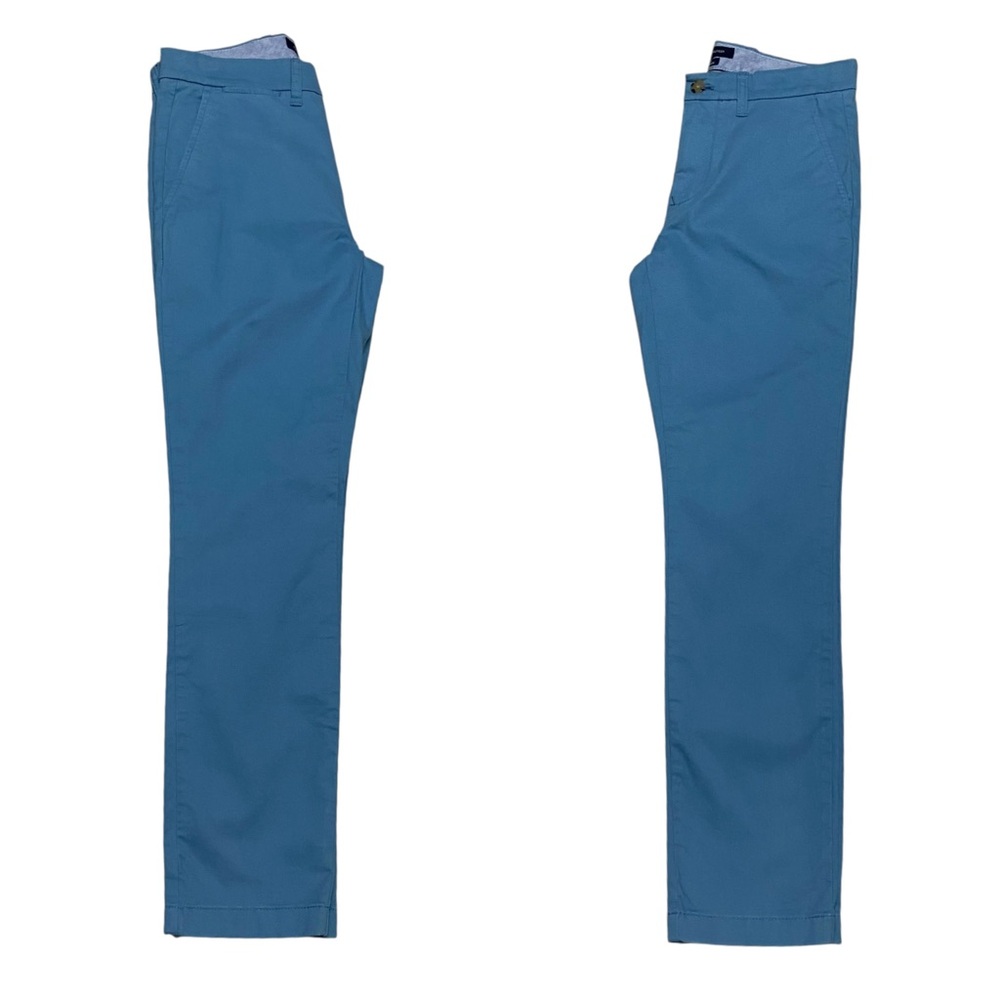 Tommy Hilfiger Slim Fit Chino Men’s 29 Pants Blue - Picture 4 of 11